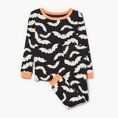 Ens. pyjama imprimé de 2 pièces, bébés garçons - Noir