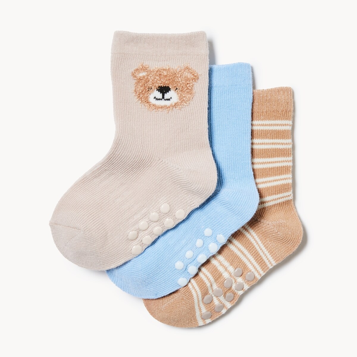 Baby Boys' 3-Pack Crew Socks