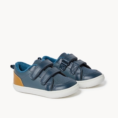Chaussures à double bride pour bébés garçons - Marine