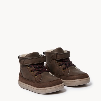 Bottes de randonnée pour bébés garçons - Brun Foncé