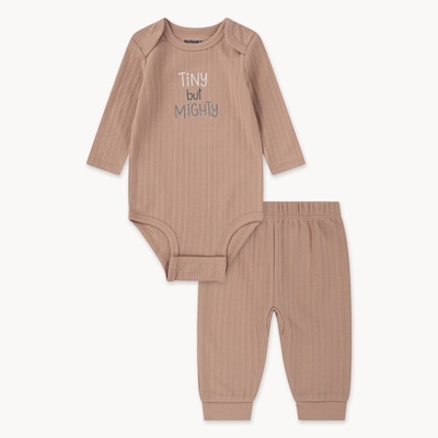 Baby Boys' Huggies Bodysuit Set - Dusty Brown