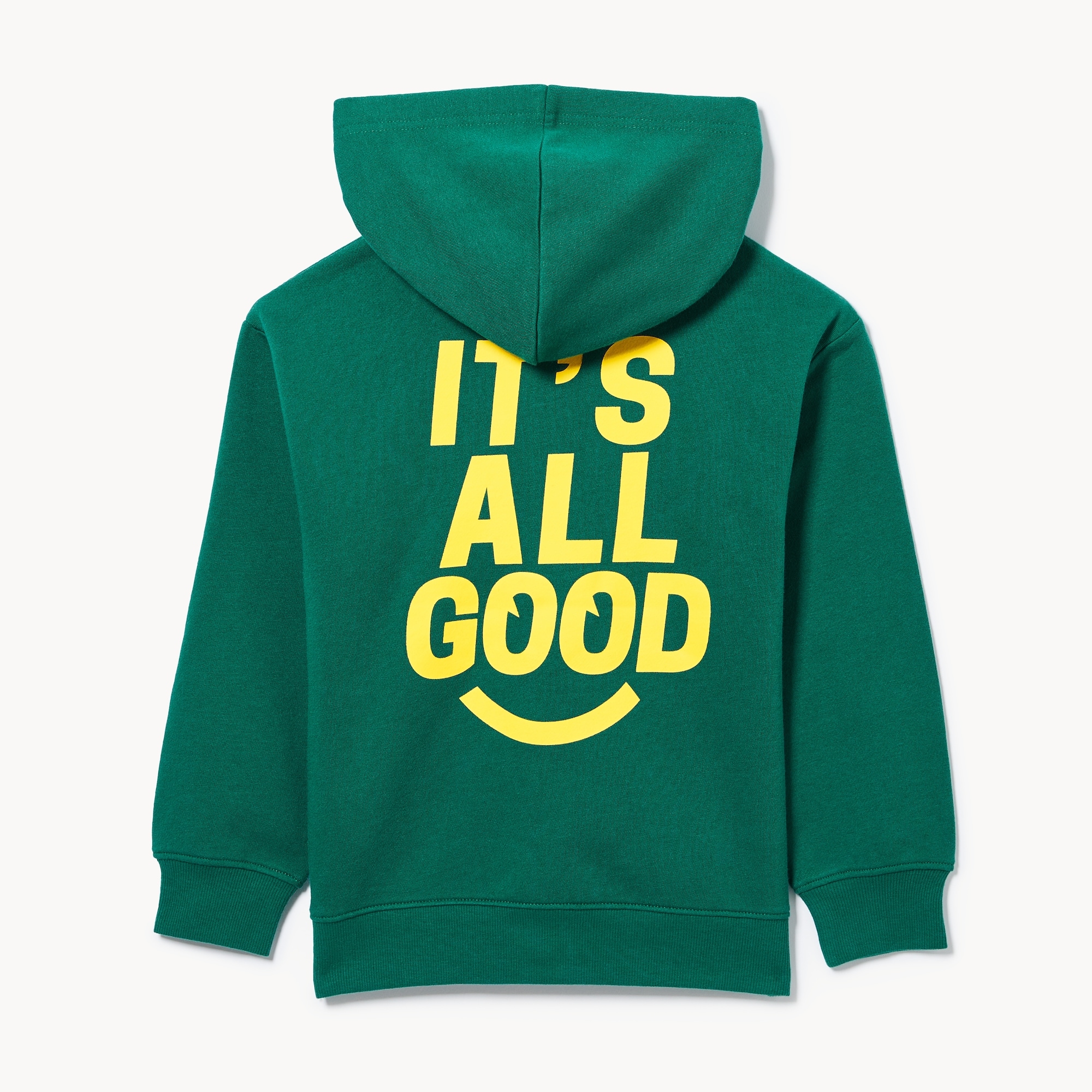 Kid Boys' Graphic Zip-Up Hoodie in Bright Green from Joe Fresh