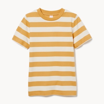 Kid Stripe T-Shirt - Mustard