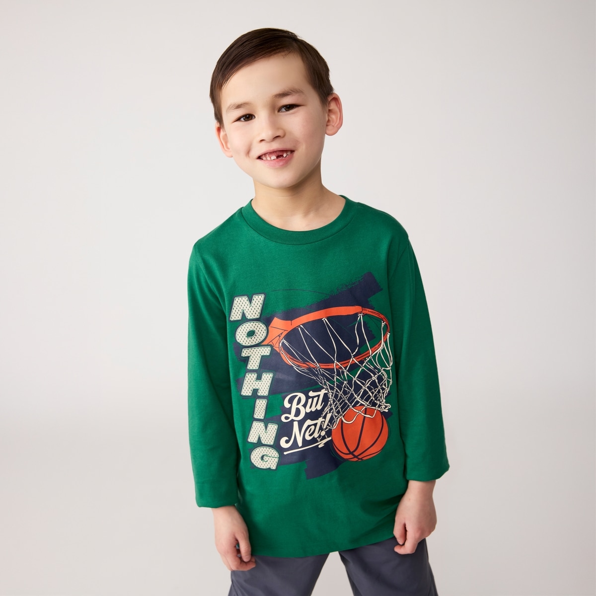 Haut imprim manches longues pour enfants