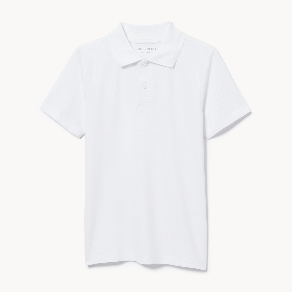 Kids' Uniform Polo T-Shirt - White