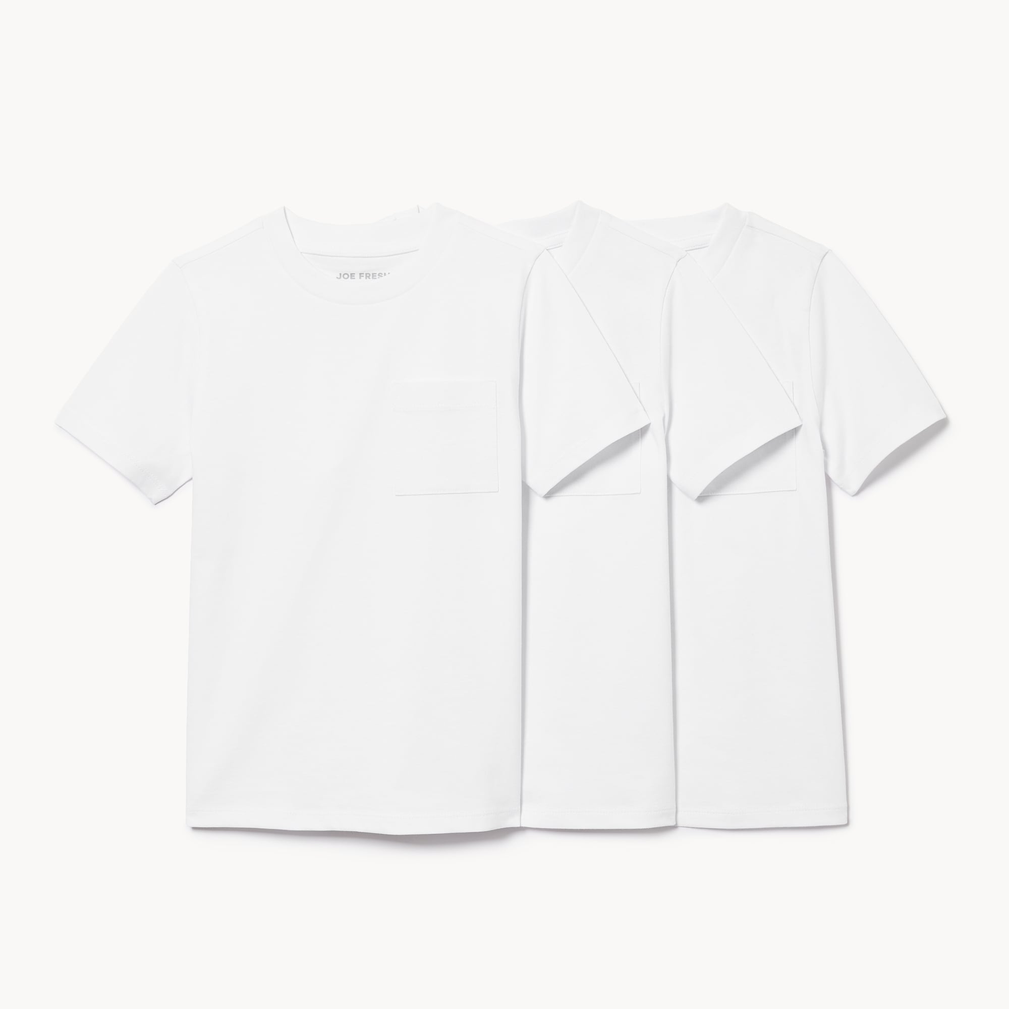 Ens. 3 t-shirts à poche d’uniforme pour enfants