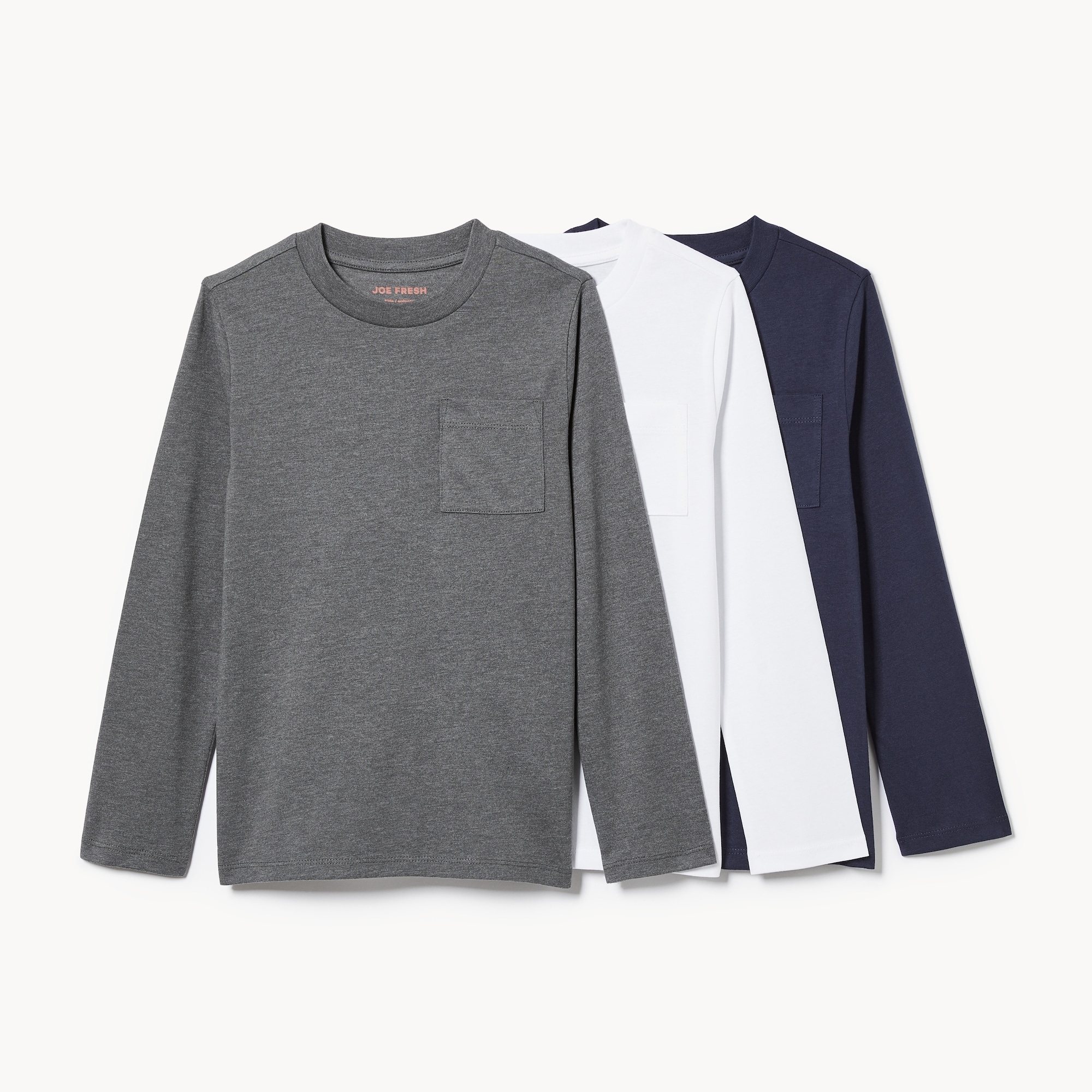 Kid 3-Pack Uniform Long Sleeve Top