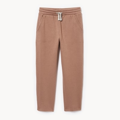 Kid Boys' Fuzzy Fleece Jogger - Dusty Brown