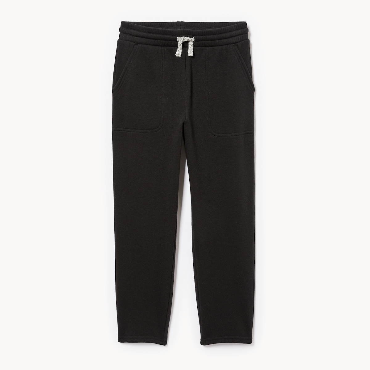 Pantalon de jogging en molleton pelucheux, garon - Noir Jf