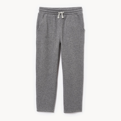 Kid Boys' Fuzzy Fleece Jogger - Dark Grey Mix