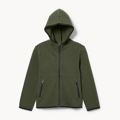 Kid Boys' Zip Up Hoodie - Dusty Green