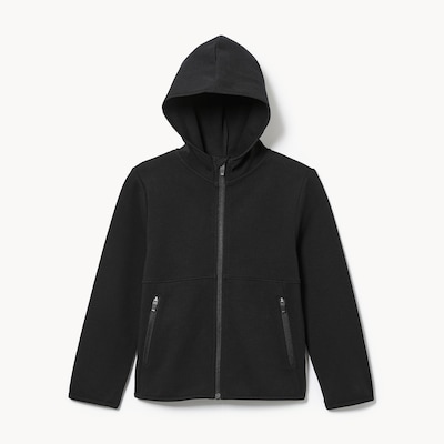Kid Boys' Zip Up Hoodie - JF Black