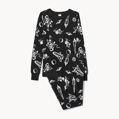 Kid Boys' 2-Piece Sleep Set - Black
