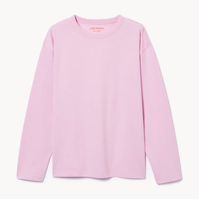 Kids' Long Sleeve Top - Light Mauve