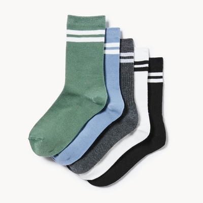 Joe Fresh Ens. 5 paires de chaussettes tube pour garçons 1 ea, 10,00 $/1ch