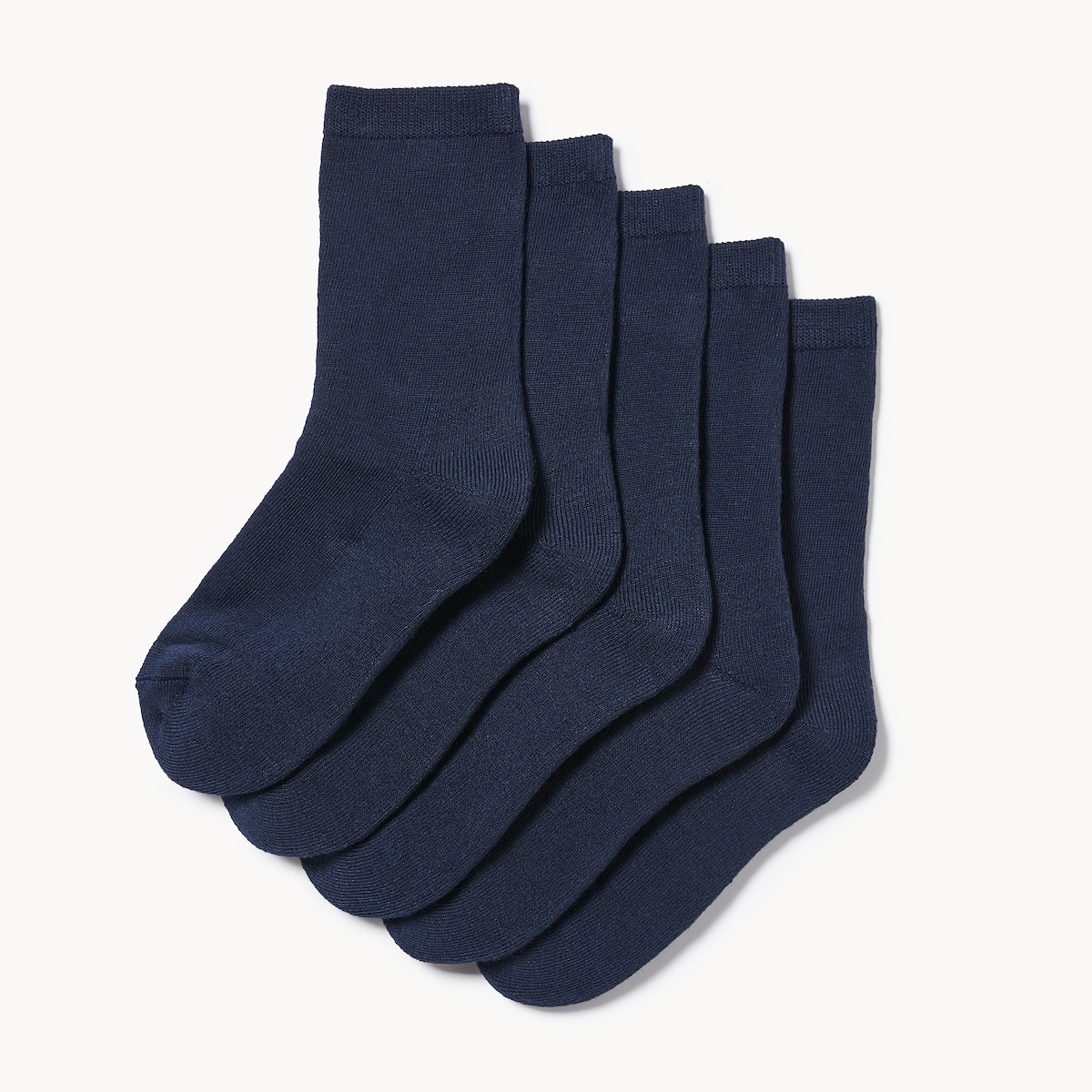 Kid Boys' 5-Pack Uniform Crew Socks