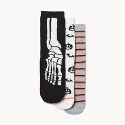 Joe Fresh Ens. 3 paires chaussettes tube Halloween, garçons 1 ea, 8,00 $/1ch