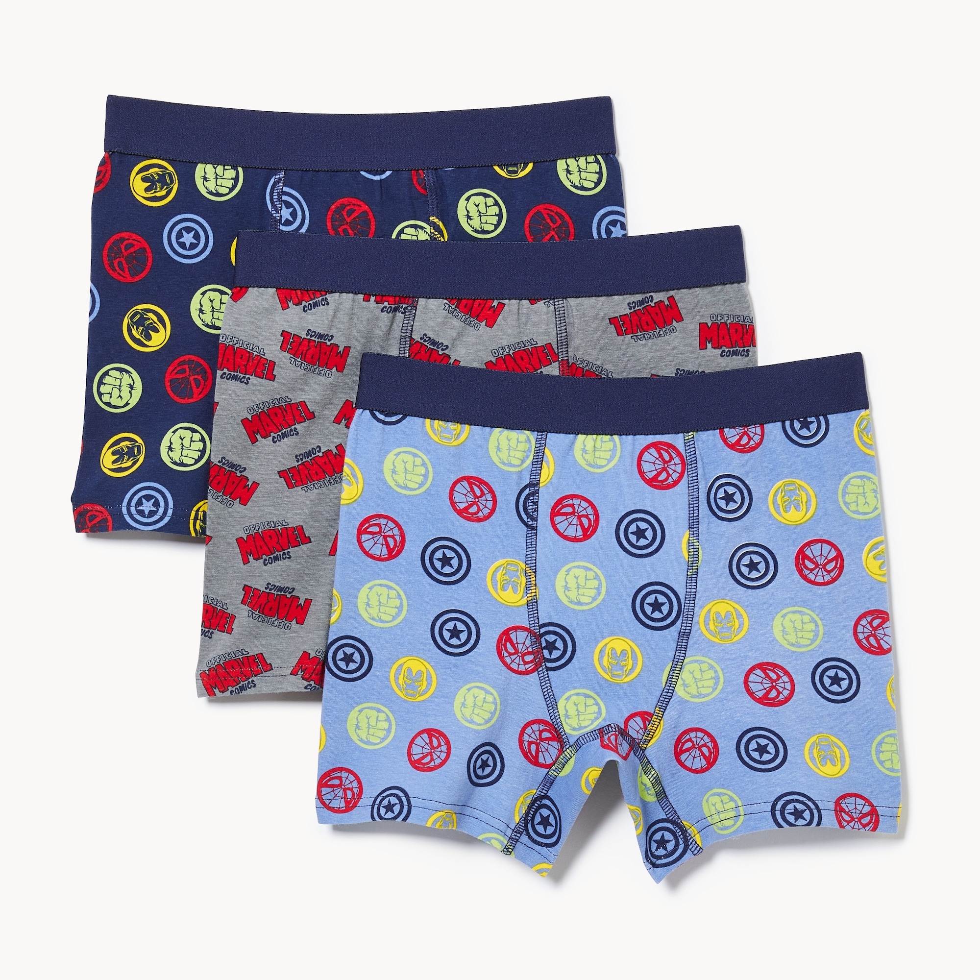 Kid Boys' Marvel Avengers 3-Pack Boxer Brief