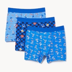 Joe Fresh Kid Boys' 3-Pack Sonic the Hedgehog Boxer Brief 1 ea, $19.00/1ea