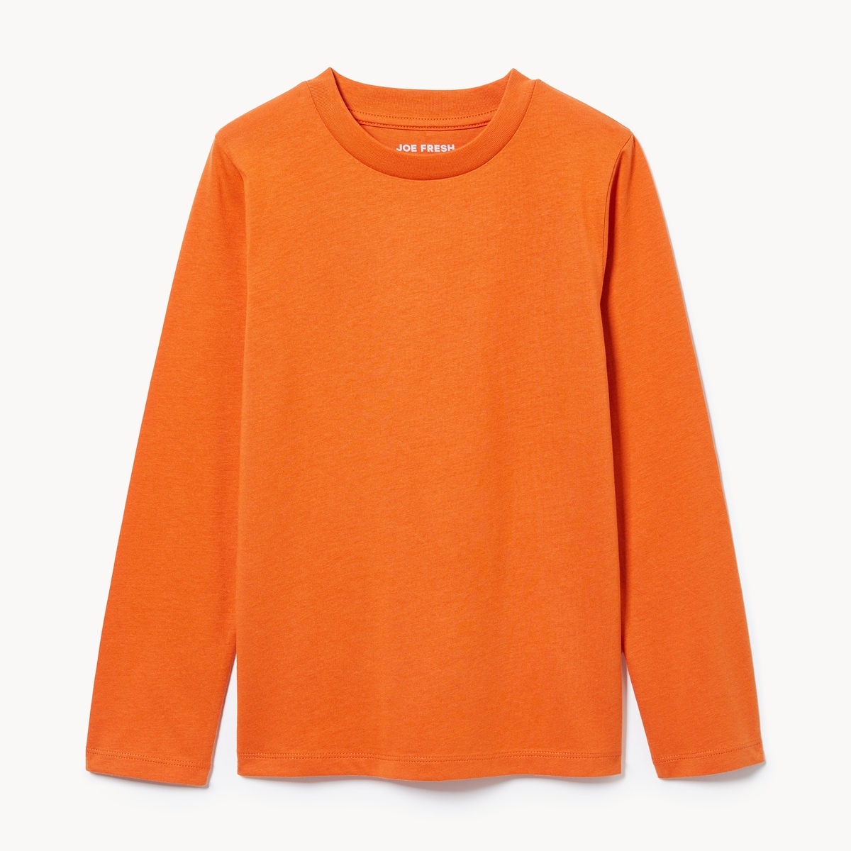 Kid Boys' Orange Long Sleeve Top