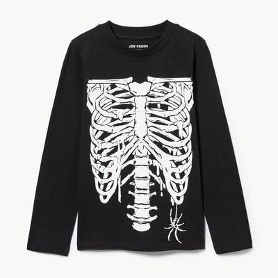Kid Boys' Halloween Long Sleeve Top - JF Black