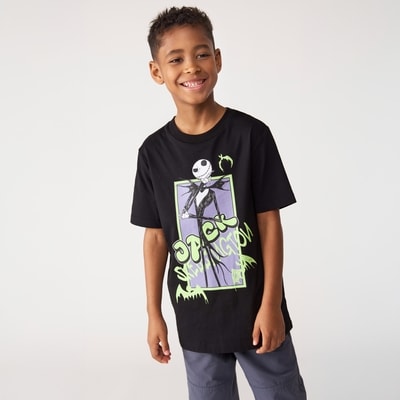 Kid Boys' Nightmare Before Christmas T-Shirt - Black