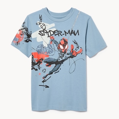 Kid Boys' Marvel Spider-Man T-Shirt - Dusty Blue