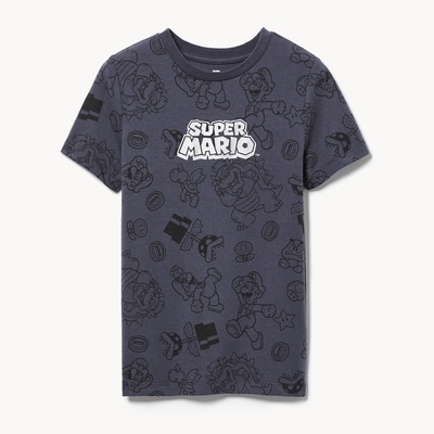 Kid Boys' Super Mario T-Shirt - Blue
