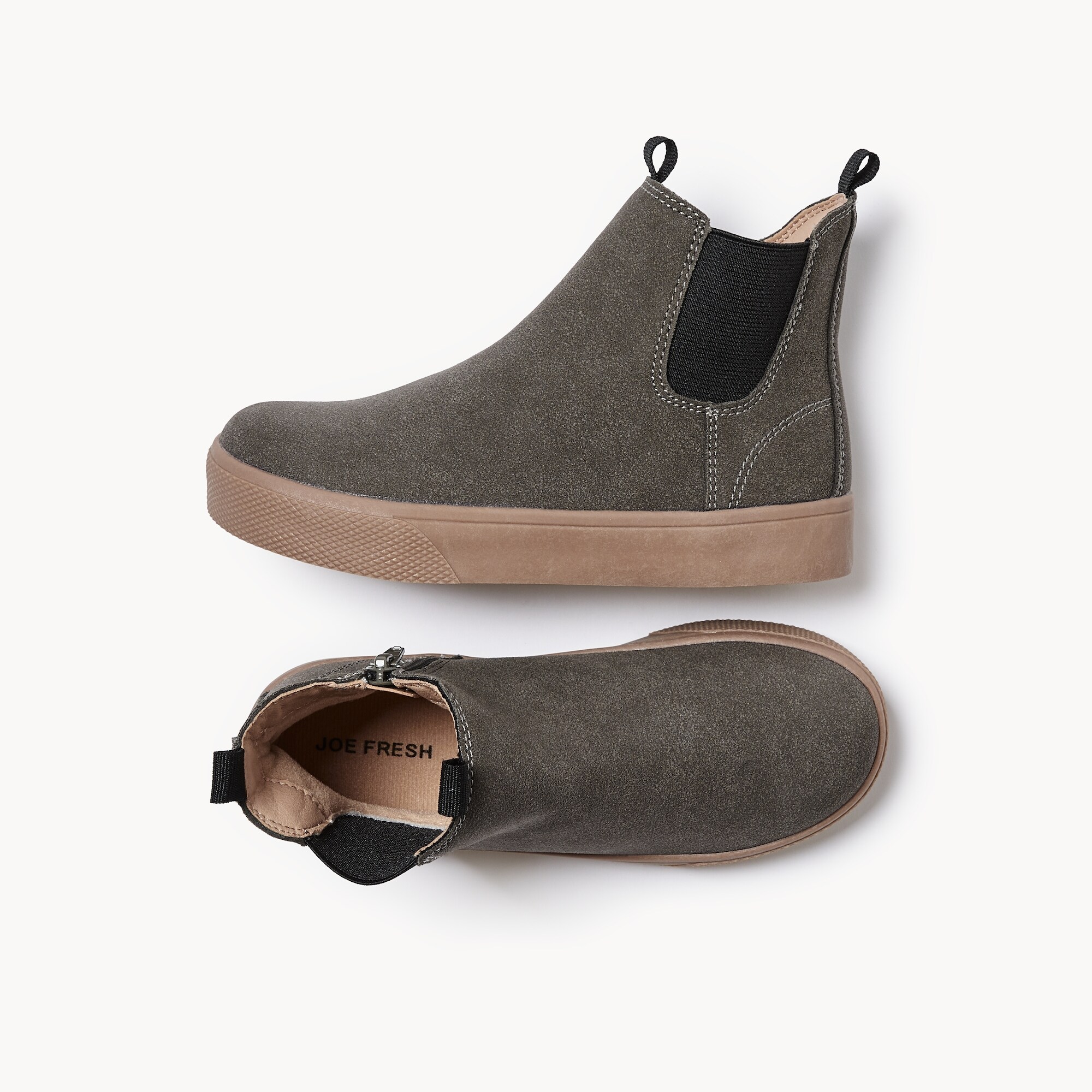 Kid Boys' Chelsea Boots in Grey from Joe Fresh