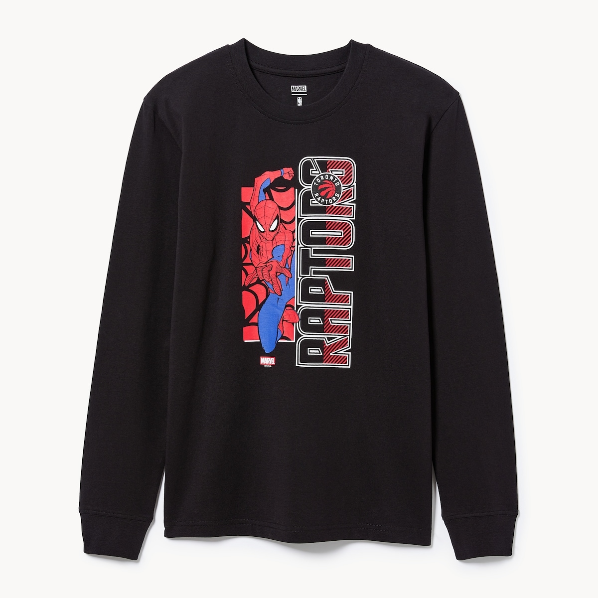 Haut manches longues Raptors de la NBA, enfants - Noir