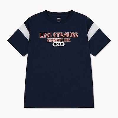T-shirt Signature Gold Levi Strauss pour garçons - Marine