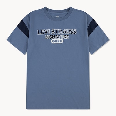 T-shirt Signature Gold Levi Strauss pour garçons - Bleu