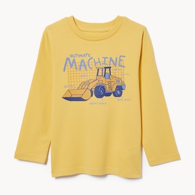 Toddler Graphic Long Sleeve Top - Light Yellow