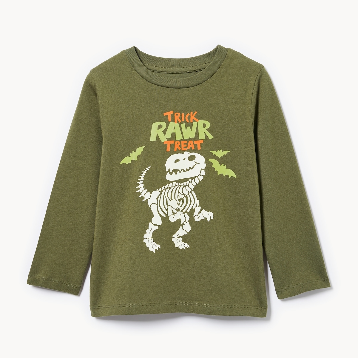Toddler Graphic Long Sleeve Top - Jungle Green