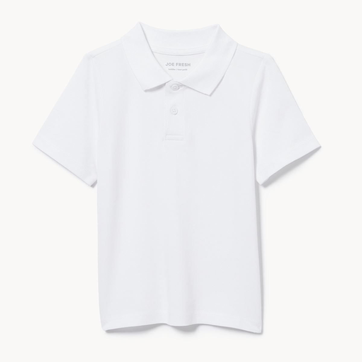 Toddler Uniform Polo T-Shirt - White