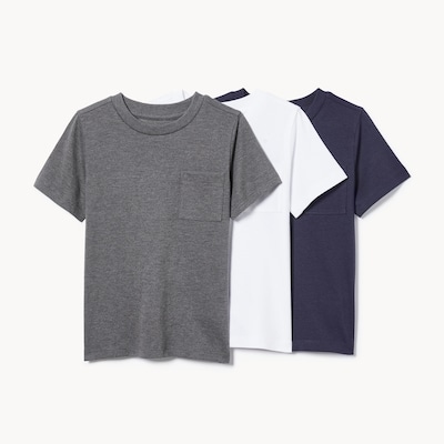 Joe Fresh Ens. 3 t-shirts pour tout-petits munis d’une poche 1 ea, 19,00 $/1ch
