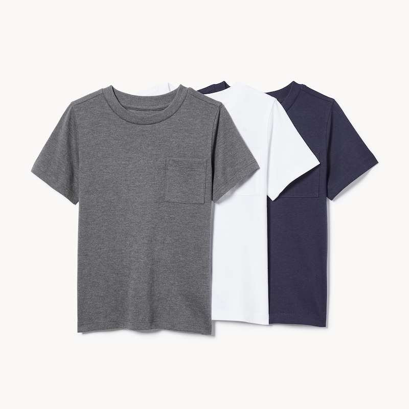 Toddler 3-Pack Pocket T-Shirt