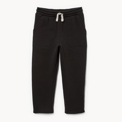 Pantalon de jogging en molleton, petits garçons - Noir JF