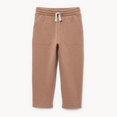 Pantalon de jogging en molleton, petits garçons - Brun Poussiéreux
