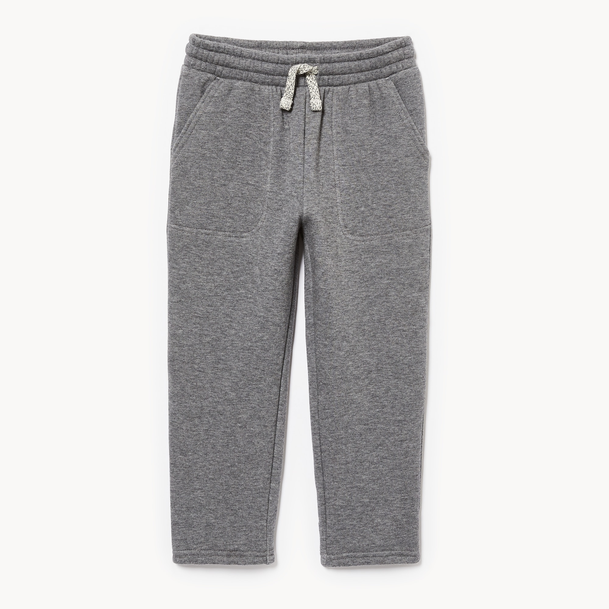 Toddler Boys' Fuzzy Fleece Joggers in Dark Grey Mix from Joe Fresh