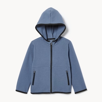 Toddler Boys' Active Zip-Up Hoodie - Light Navy