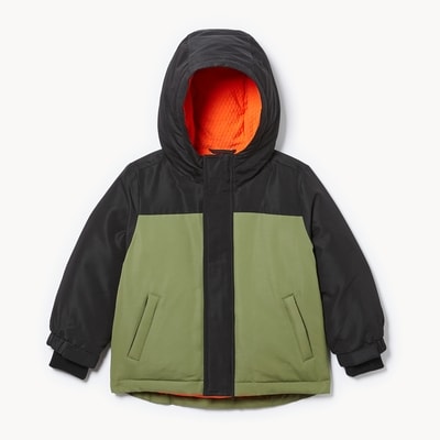 Veste de neige colorée pour tout-petits - Olive Foncé