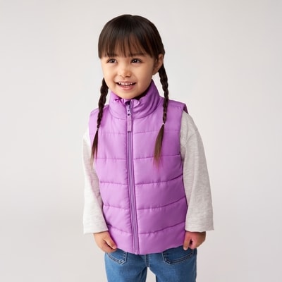 Veste matelassée pour petits enfant - Pourpre