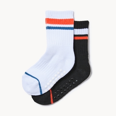 Ens. 2 paires de chaussettes tube, petits garçons - Blanc