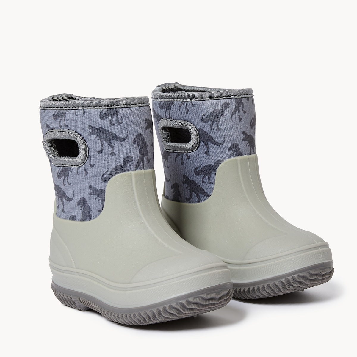 Bottes de pluie en noprne pour petits garons - Gris