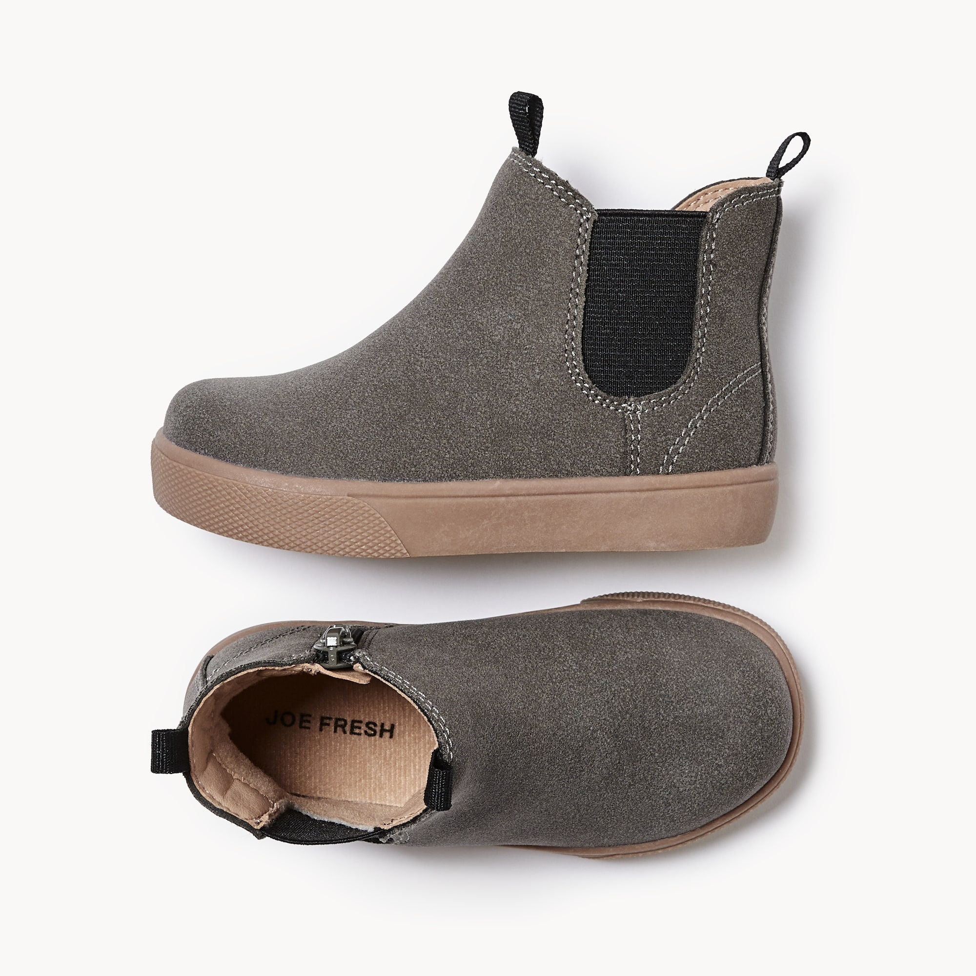 Toddler Boys' Chelsea Boots in Grey from Joe Fresh