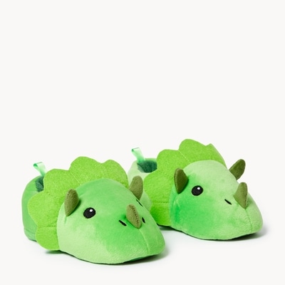 Toddler Boys' Dino Slippers - Green