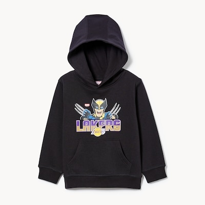 Toddlers' NBA Lakers x Marvel Wolverine Hoodie - Black