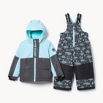 Toddler Boys' 2-Piece Arctic Snow Snowsuit Set - Light Blue