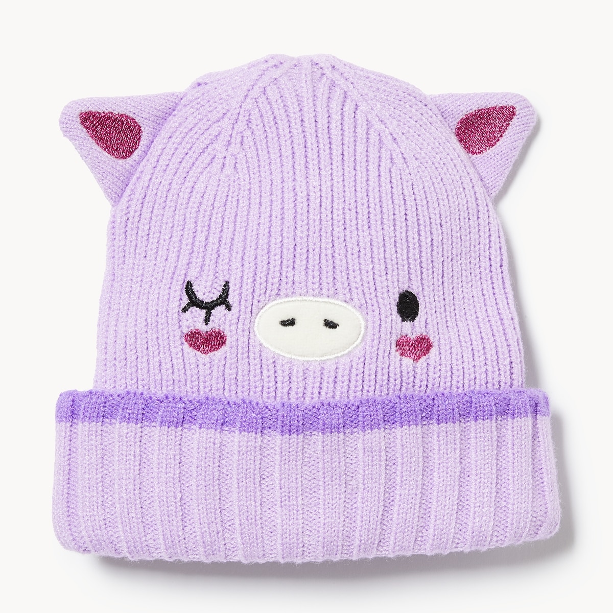 Bonnet avec personnage pour bbs filles